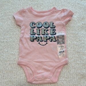 Carter's Pink Bodysuit Collection Soft Cotton One Pieces